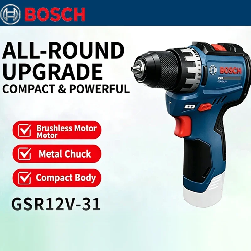 Bosch GSR 12V-31 Brushless Ele - đánh giá và giá Power Tools Professional