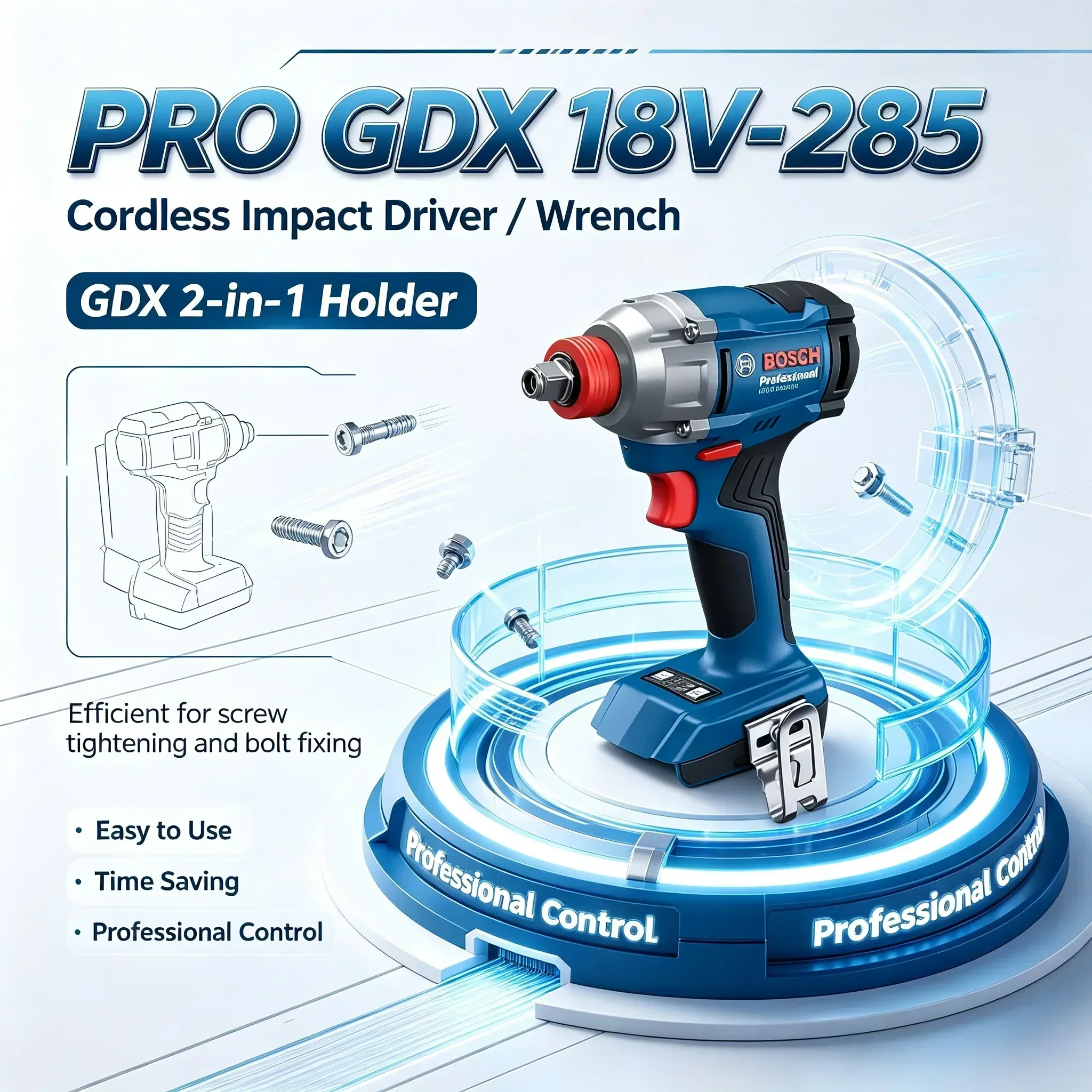 Bosch GDX 18V-285 Cordless Imp - đánh giá và giá Power Tools Professional