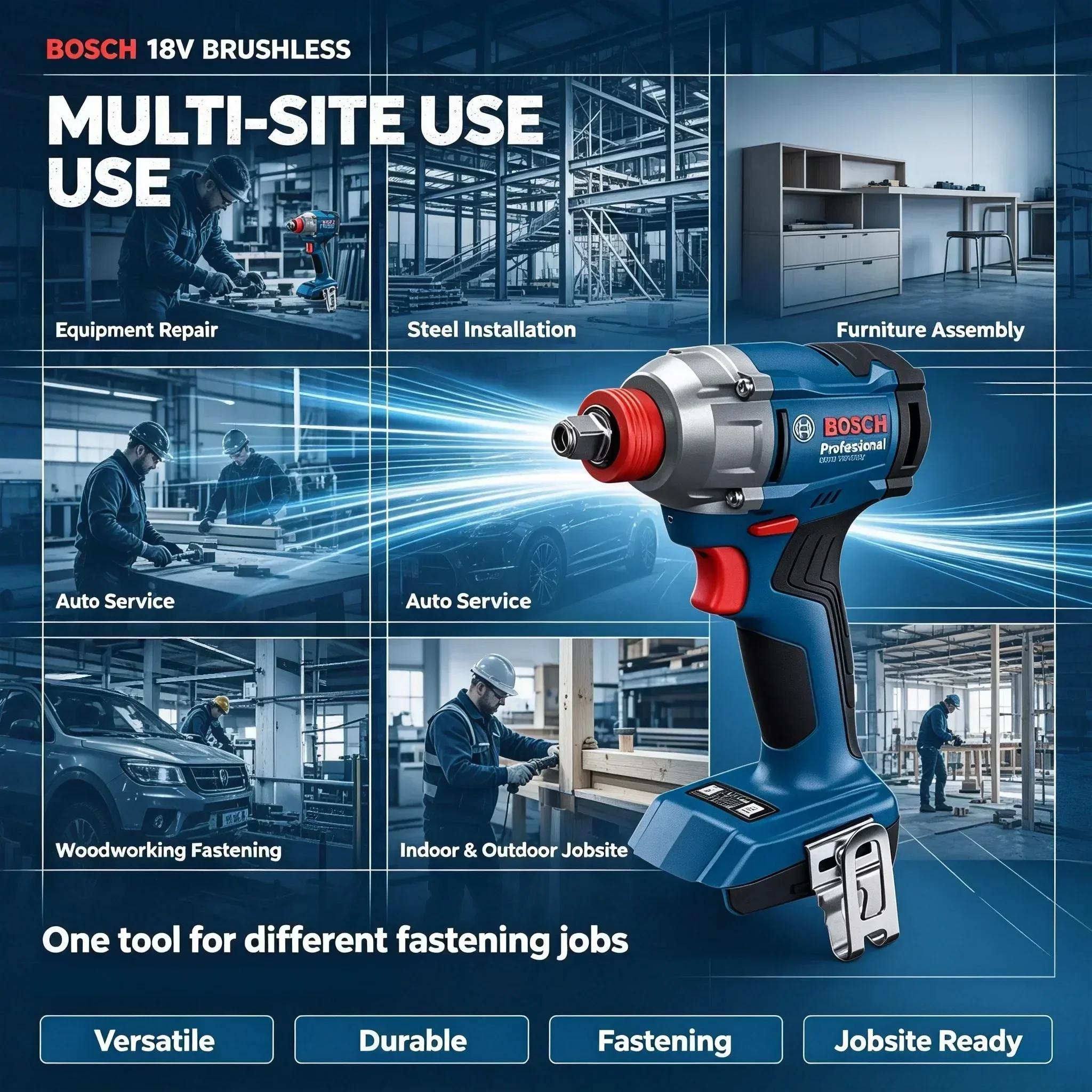 Bosch GDX 18V-285 Cordless Imp - đánh giá và giá Power Tools Professional